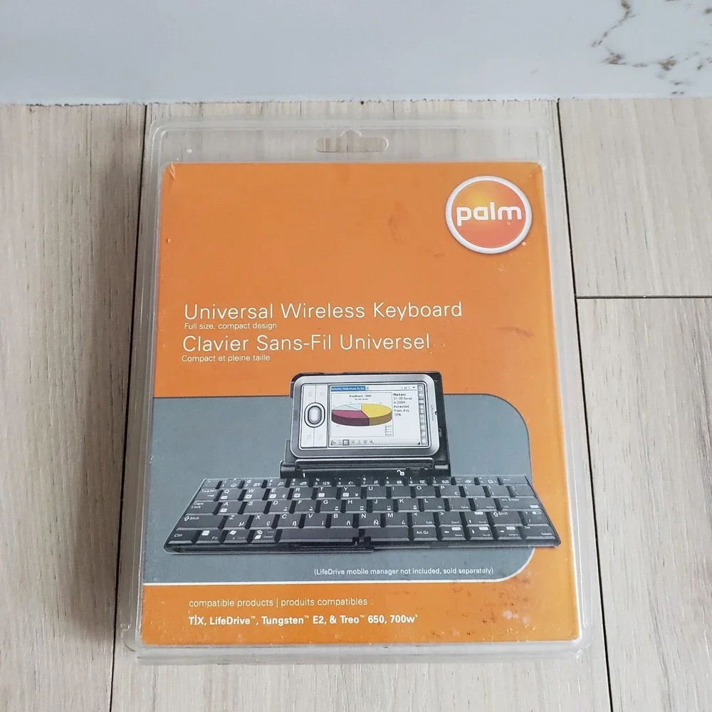 Palm Universal Wireless Keyboard Foldable Mini Micro Bluetooth Full‎ Size Travel